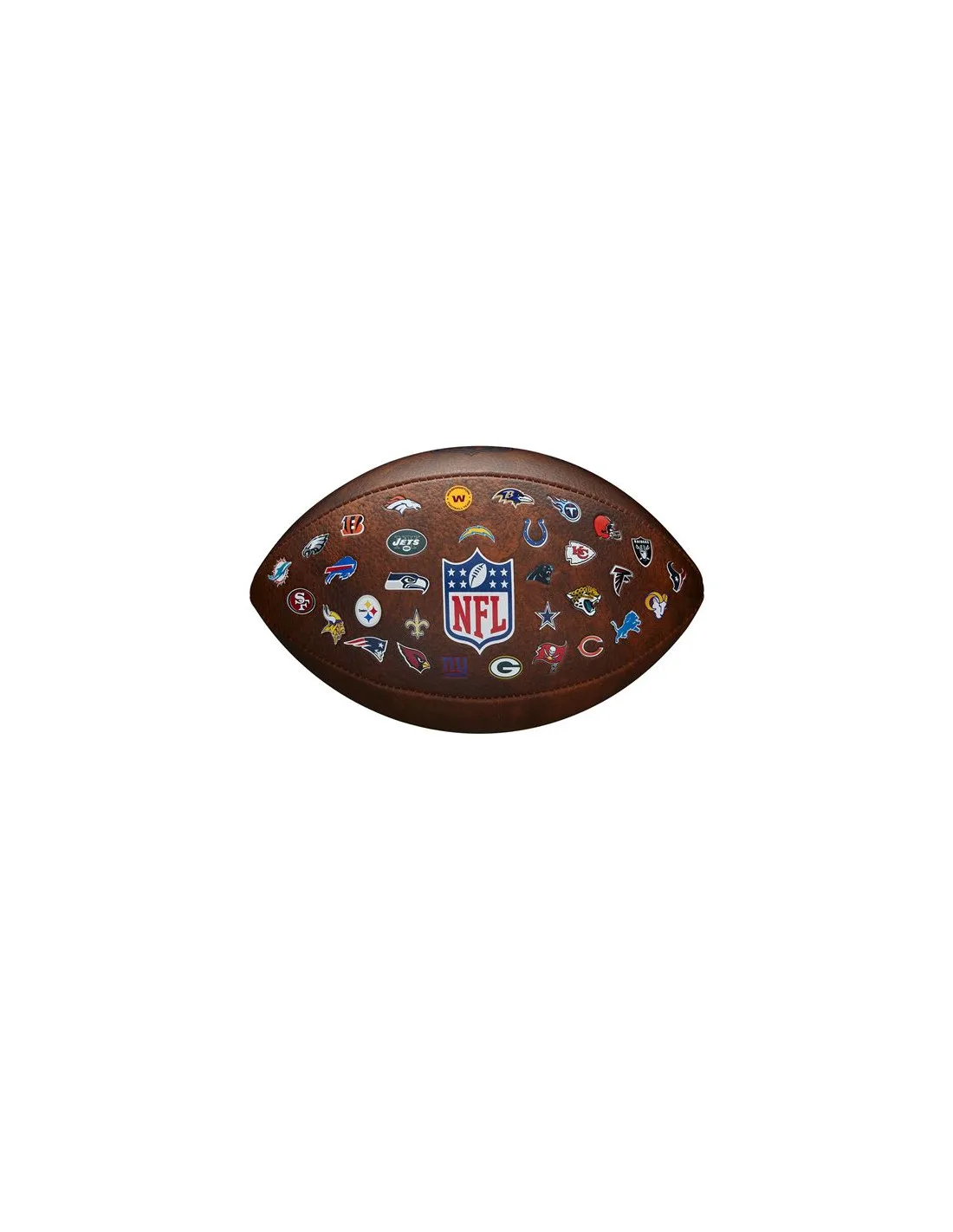 Balón Wilson NFL Off Throwback 32 Team Logo BR