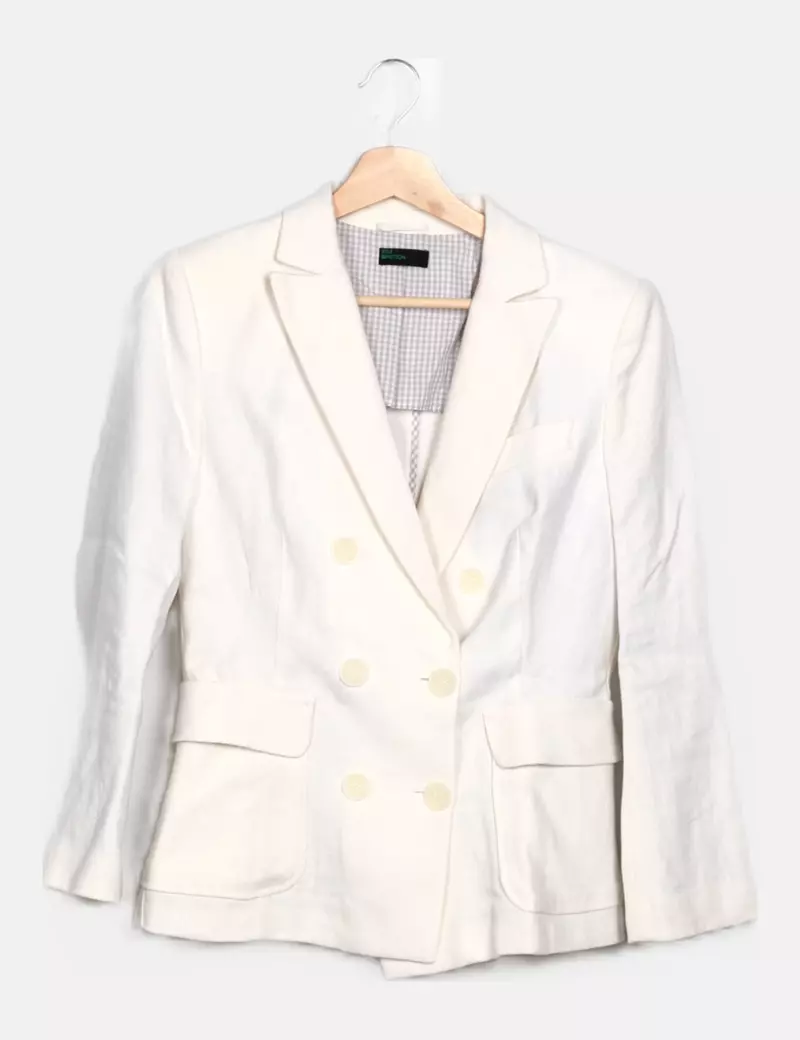 Benetton Blazer casual doble botonadura