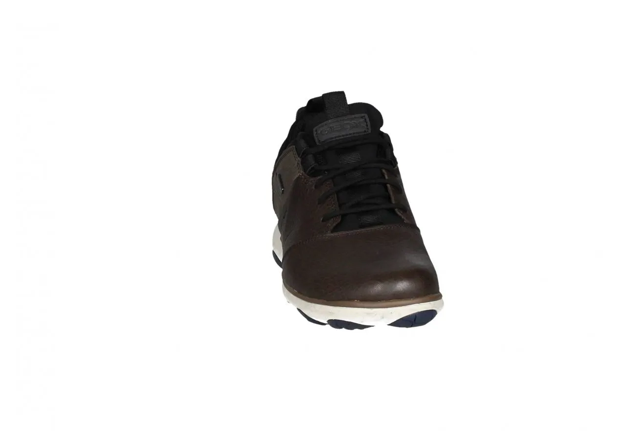 Blucher Piel Marron/gris Cuello Nilon Negro Amphibiox