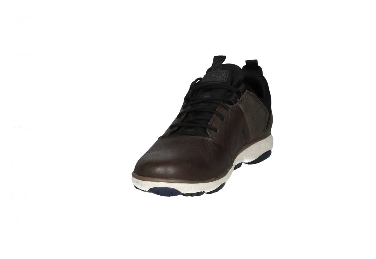 Blucher Piel Marron/gris Cuello Nilon Negro Amphibiox