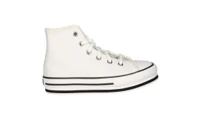 Bota All Star Piel Blanco Piso Doble