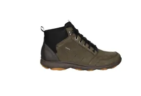 Bota Cordon Nobuck/piel Marron Cuello Nilon Negro Amphibiox