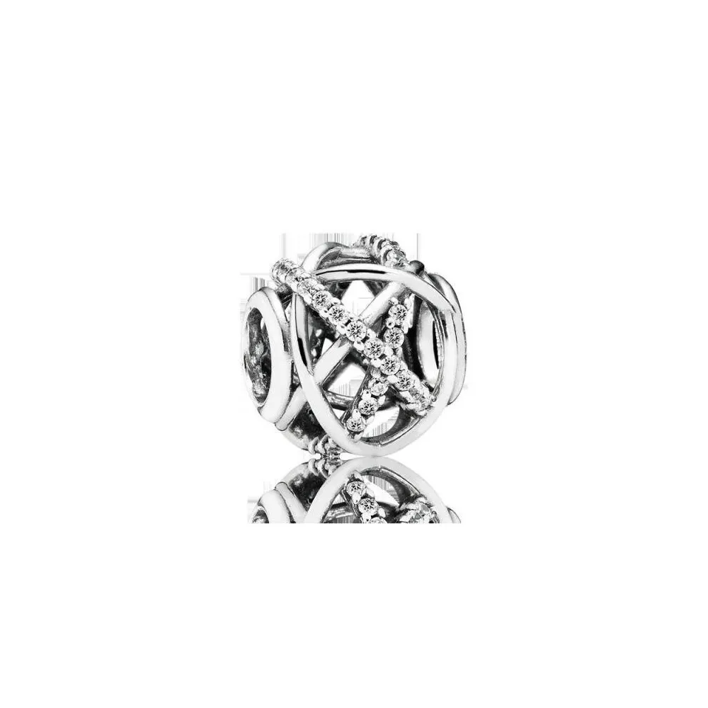 Charm Pandora calado con circonitas. REf 791388CZ