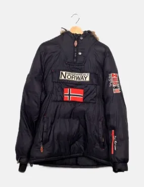 Geographical Norway Chaqueta azul marina acolchada