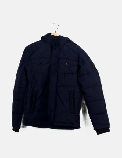 Jack & Jones Chaqueta azul marino acolchada