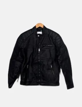 Jack & Jones Chaqueta biker negra