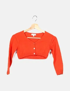 Neck & Neck Chaqueta naranja punto