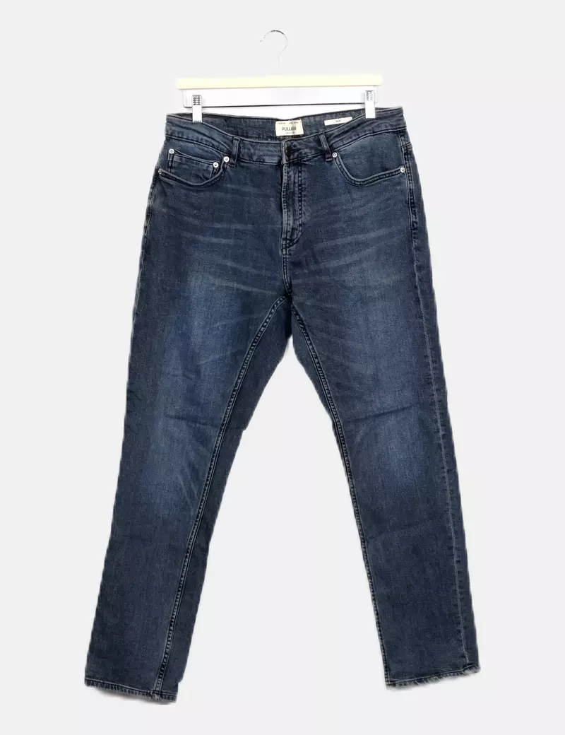 Pull&Bear Pantalón denim casual