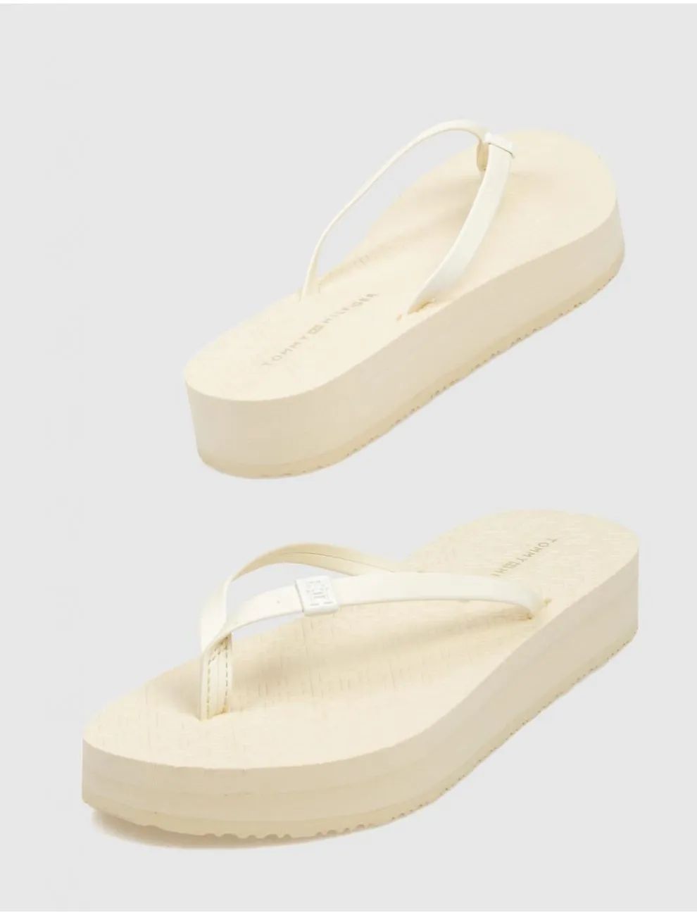 Sandalia De Dedo Tommy Hilfiger Monogram Beach Sandal Beig