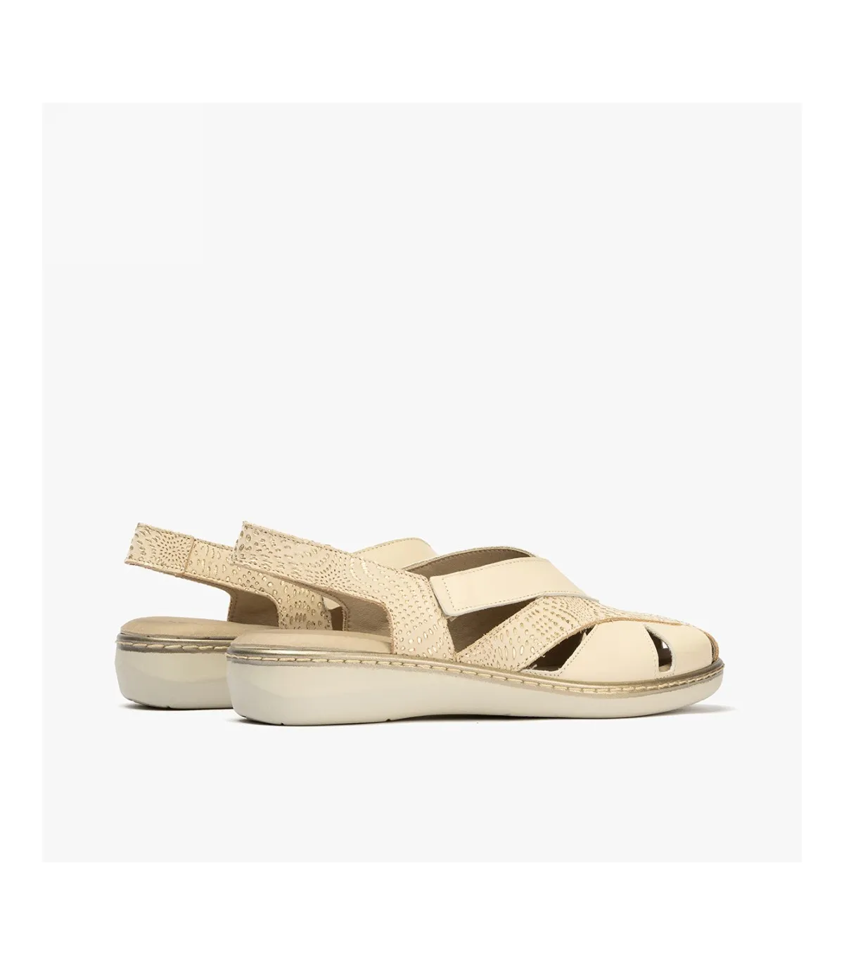 SANDALIAS PIEL MUJER PITILLOS 5583