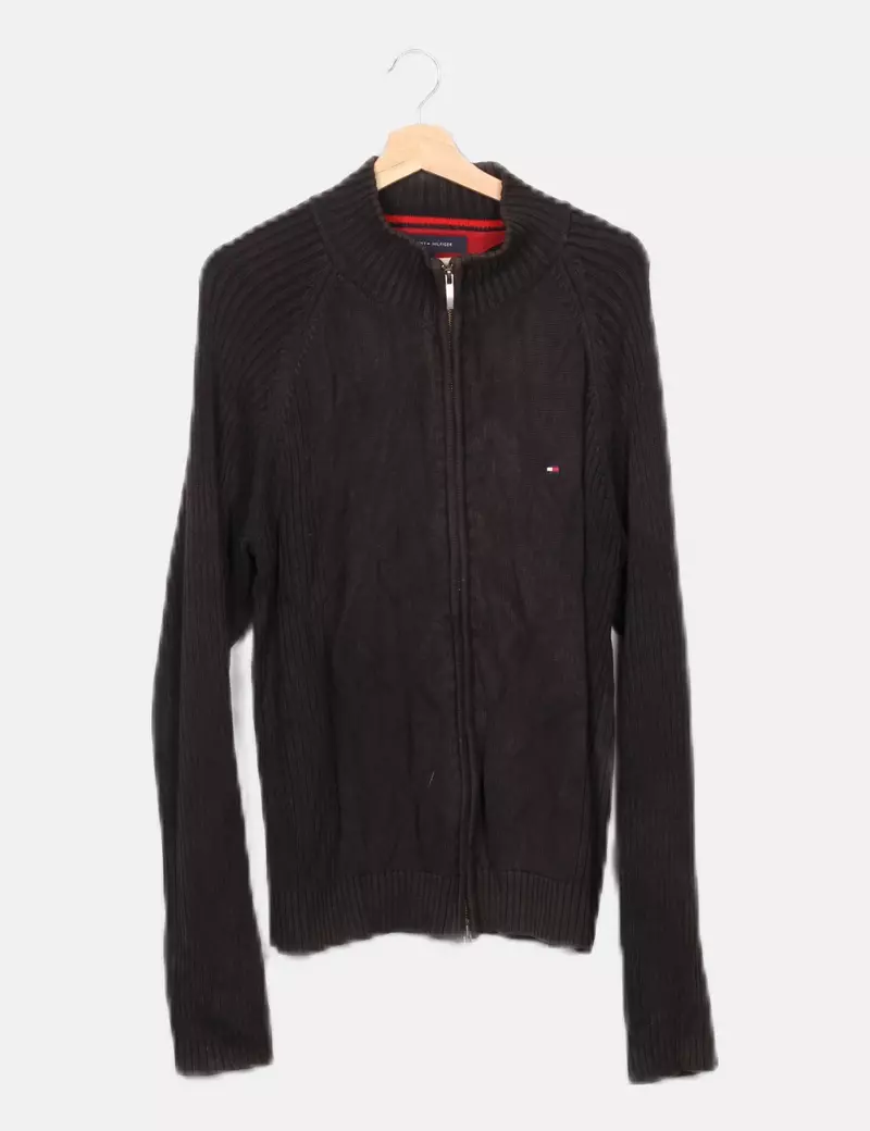 Tommy Hilfiger Chaqueta punto negra