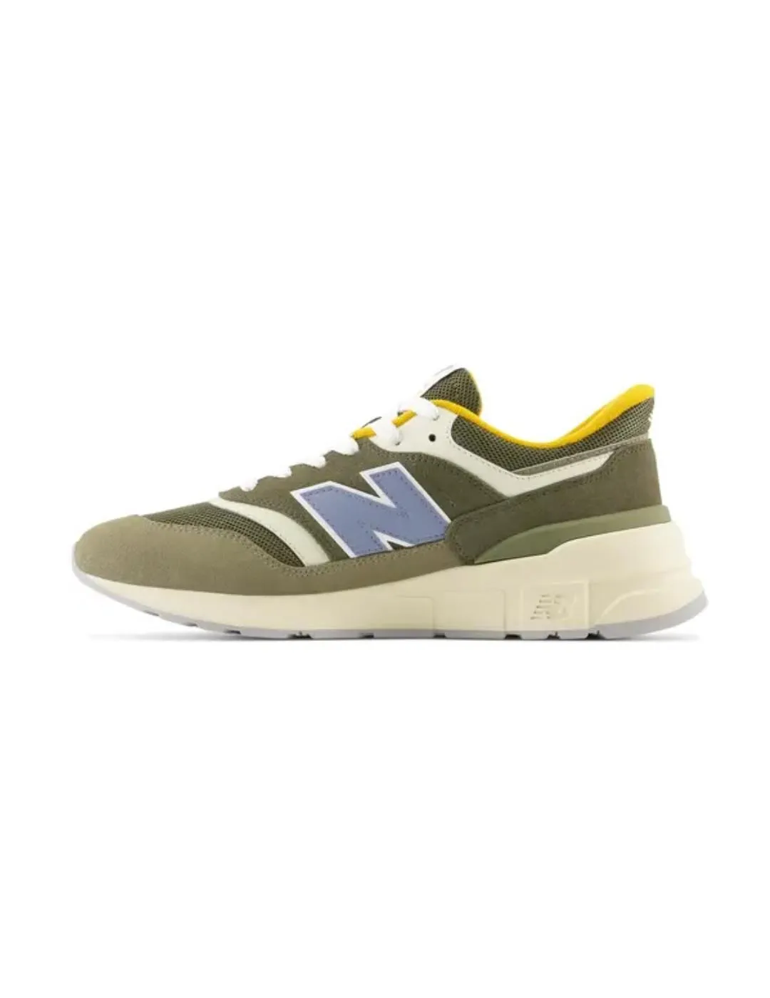 Zapatillas New Balance 997 verde/amarilla para hombre