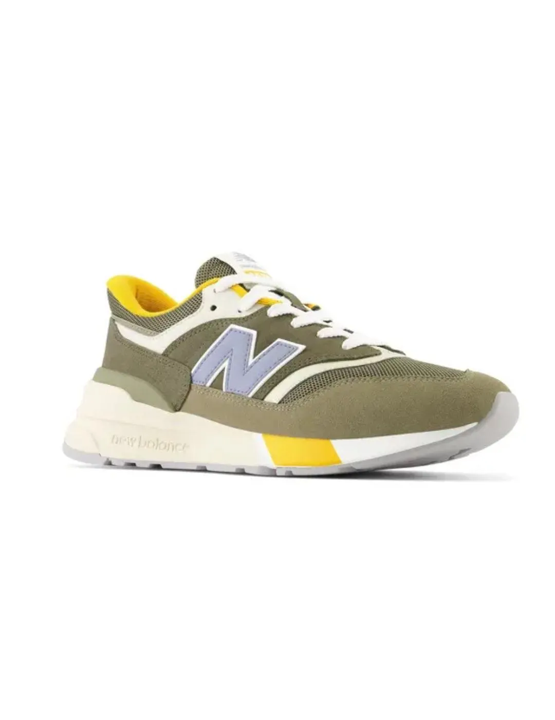 Zapatillas New Balance 997 verde/amarilla para hombre